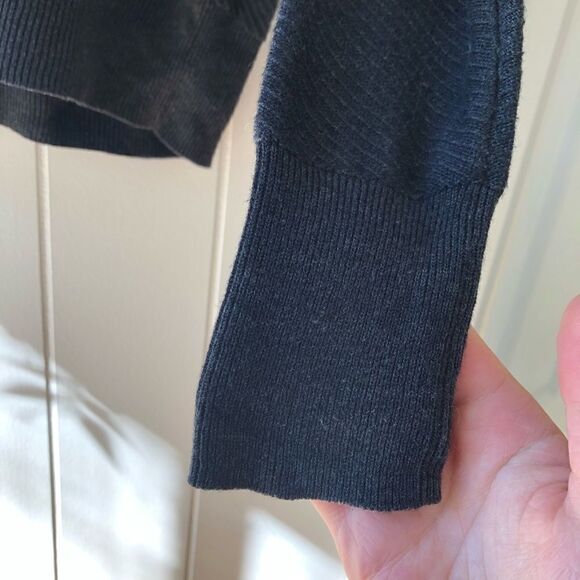 J.Crew Ruffle Neck Pullover Sweater Grey XS - Picture 6 of 8